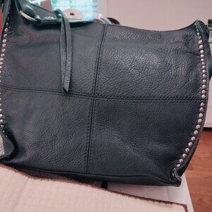 The Sak Indigo Leather Hobo NEW Silverlake Shoulder Purse